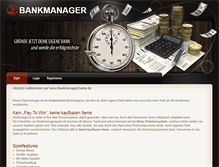 Tablet Screenshot of bankmanagergame.de